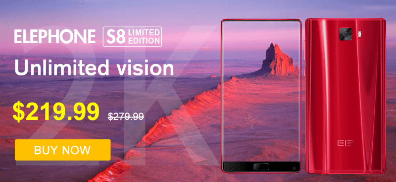 Elephone S8 Limited Edition eladó a Gearbest.com-on