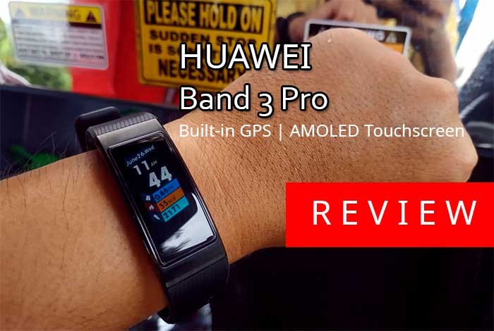 [Áttekintés] Huawei Band 3 Pro Smartband - MultiSport + GPS Fitness Tracker
