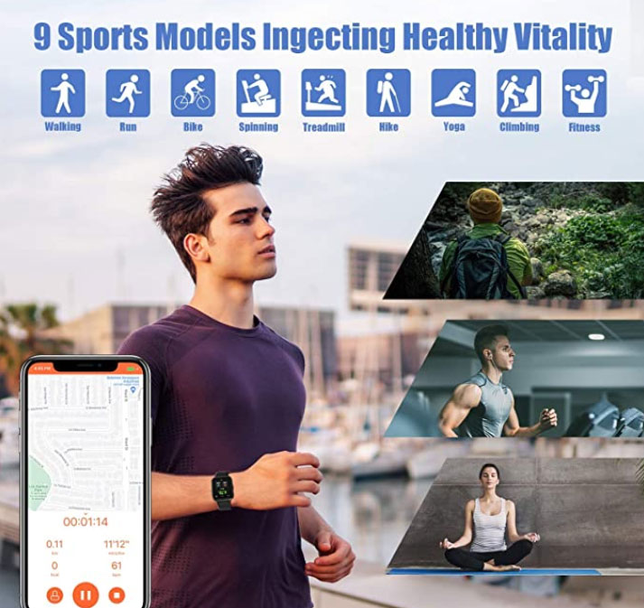 Aikela-Smartwatch-sport-funkciók