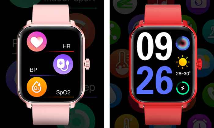 HW23 Smartwatch - hordozható Bluetooth hívás támogatással