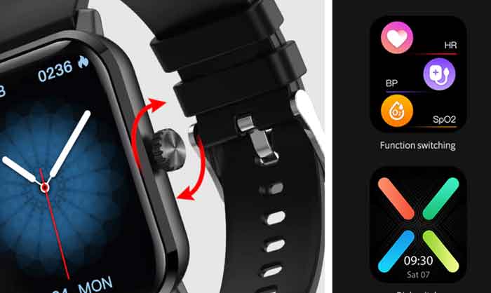 HW23-smartwatch-Korona-gomb-funkció