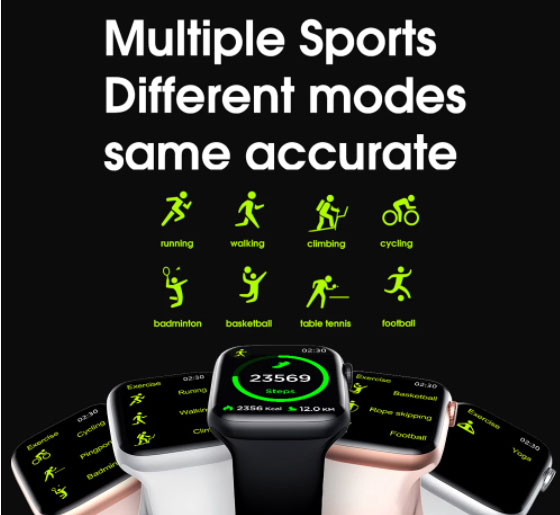 IWO-W56-Smartwatch-sport mód