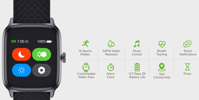 LetsFit Smartwatch EW1 modell - A megjelenés javítása, a jobb szolgáltatások