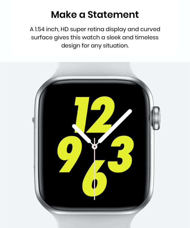 ModernMerch Smartwatch - Frissített 2020 verzió - Watch 5 klón?