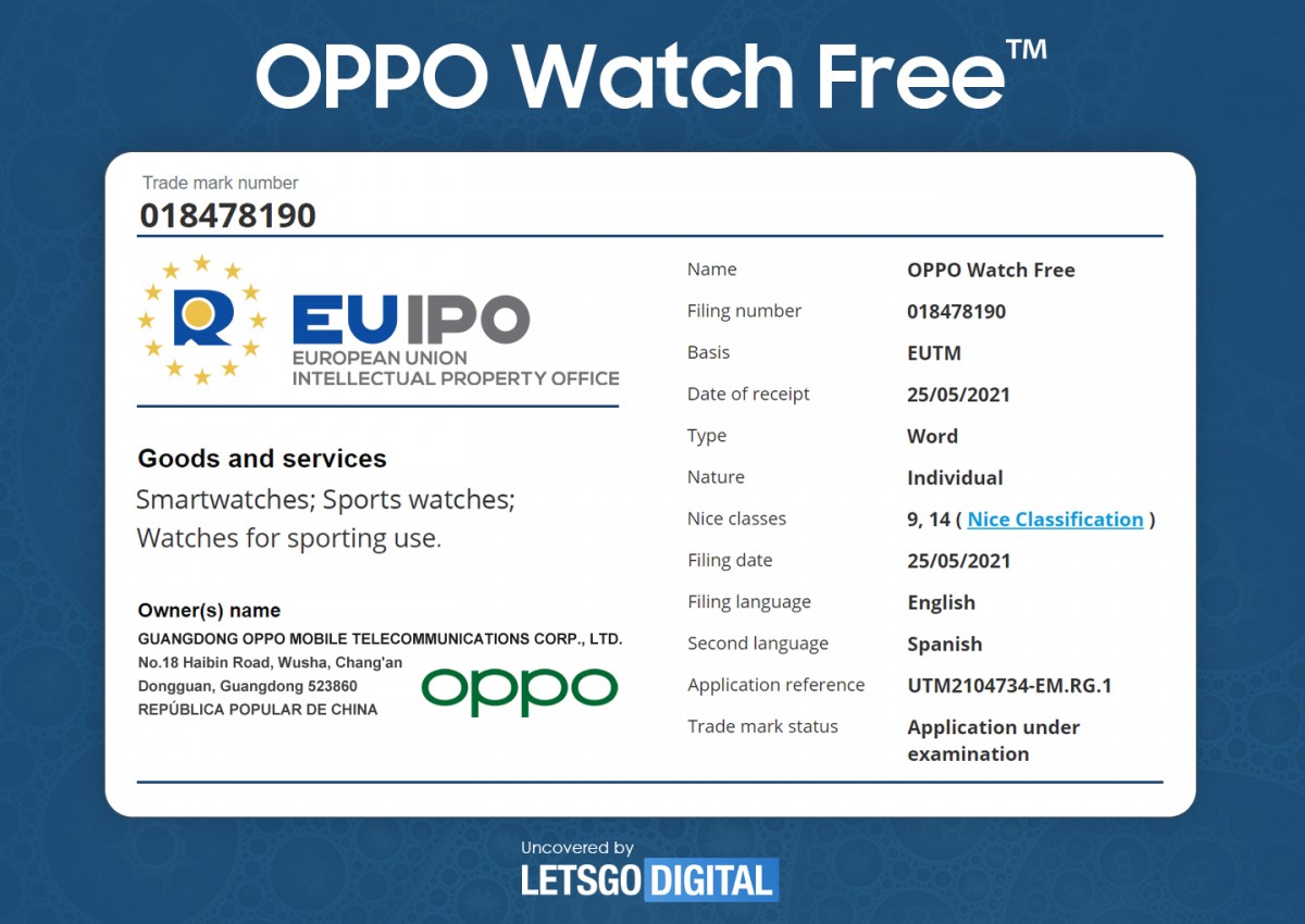 Oppo Watch FREE smartwatch