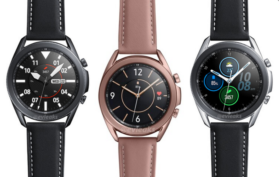 A Samsung Galaxy Watch 3 titán, bronz és arany színben lesz kapható