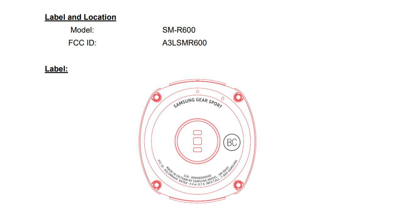 Samsung Gear Sport Smartwatch észlelhető az FCC-n