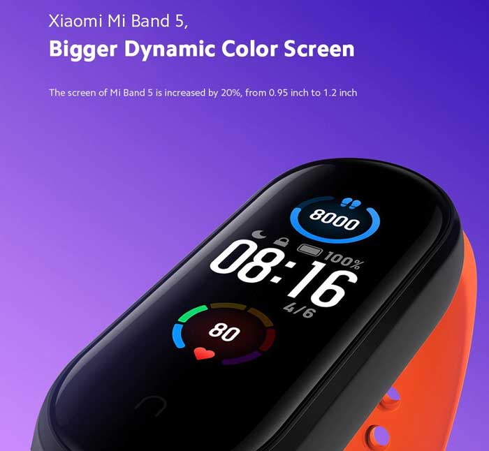 Xiaomi Mi Band 5 specifikációk