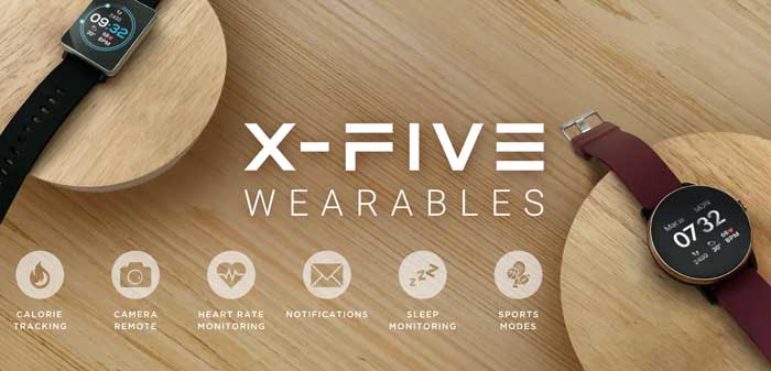 X-Five Smartwatch - Minimalista, sportos viselet