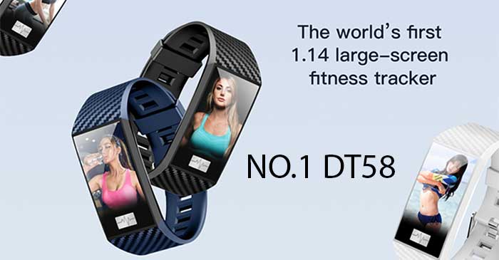 DT No.1 A DT58 első nagy képernyős fitneszkövetője a világon