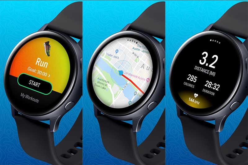 mapmyrun for Galaxy watch active 2