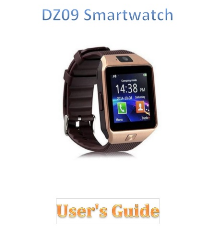 dz09-smartwatch-felhasználói kézikönyv