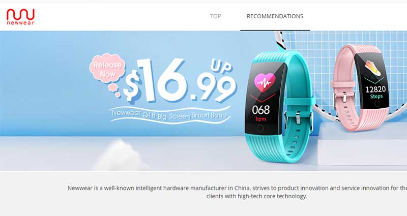 10% Kedvezmény az Newwear Smartwatch számára
