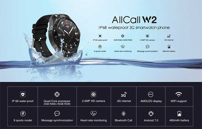 AllCall W23G Smartwatch - kuponkód