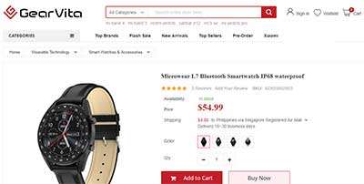 Microwear L7 Smartwatch Deal (kuponkód)